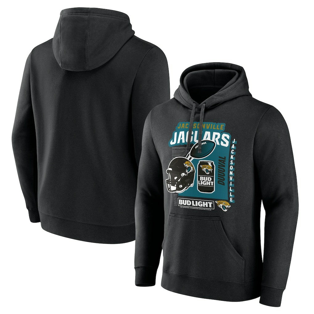 Jacksonville Jaguars Bud Light Pullover Hoodie - Black - NFL