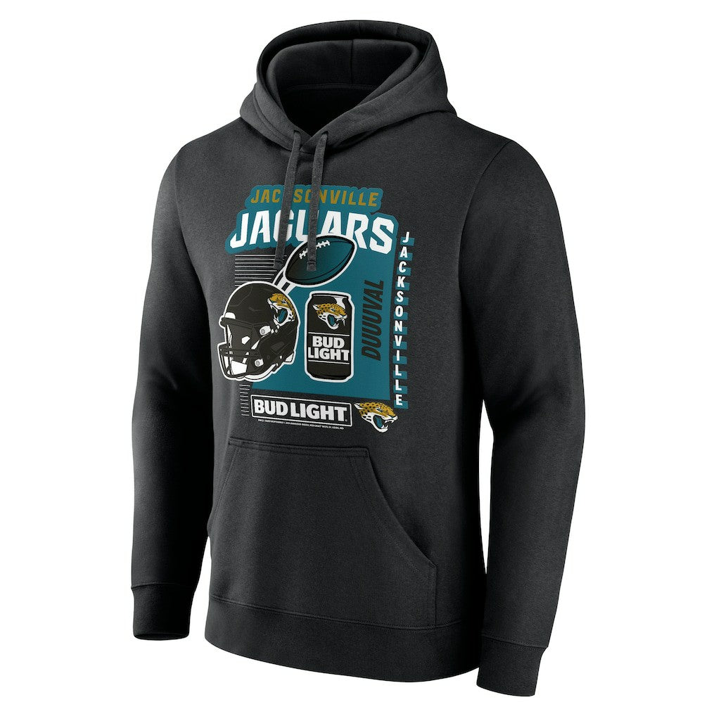 Jacksonville Jaguars Bud Light Pullover Hoodie - Black - NFL