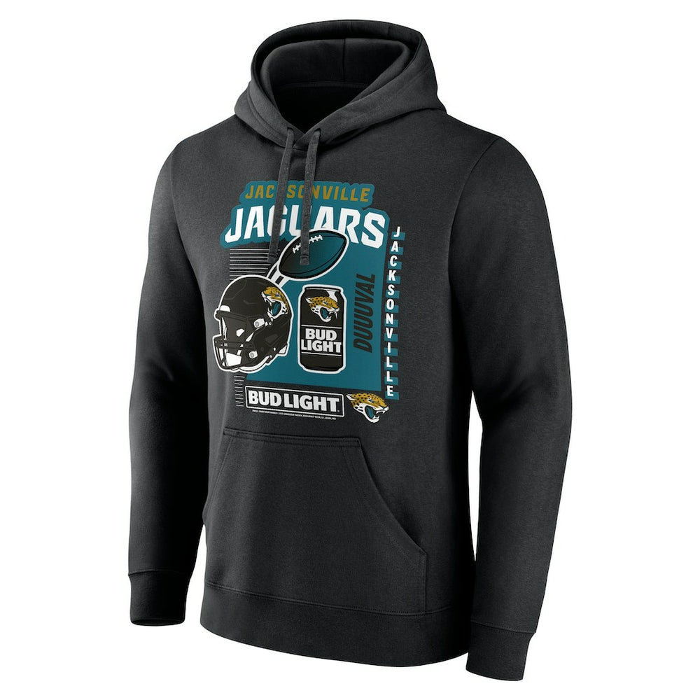 Jacksonville Jaguars Bud Light Pullover Hoodie - Black - NFL