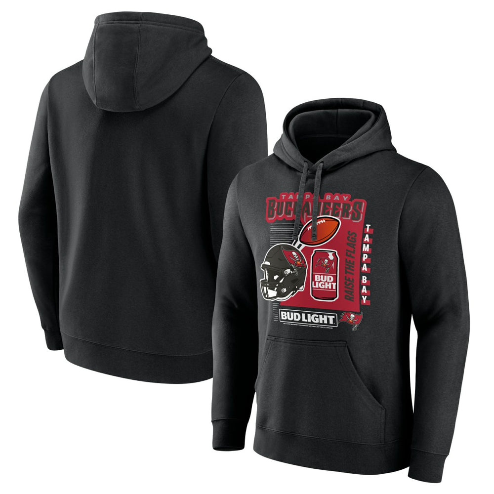 Tampa Bay Buccaneers Bud Light Pullover Hoodie - Black - NFL