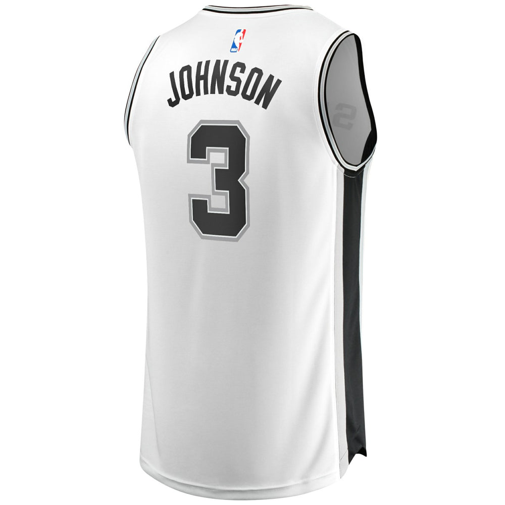 Fanatics Keldon Johnson San Antonio Spurs Fast Break Association Jersey White