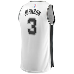 Fanatics Keldon Johnson San Antonio Spurs Fast Break Association Jersey White