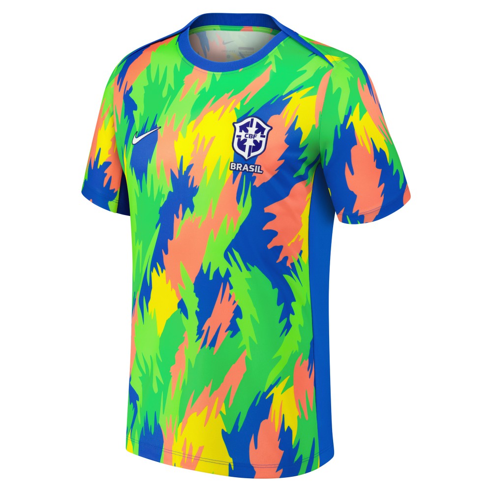 Nike - Brazil Women's National Team 2025 Academy Pro Pre-Match Performance Top - Blue