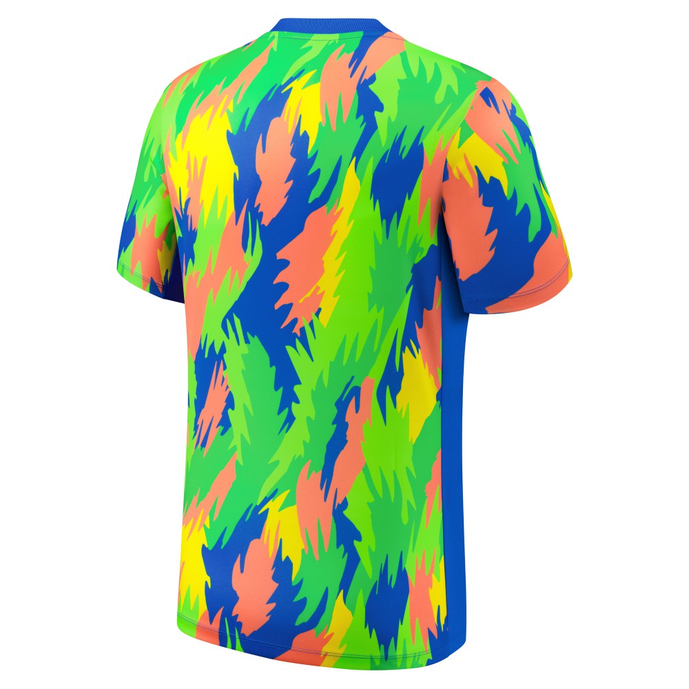 Nike - Brazil Women's National Team 2025 Academy Pro Pre-Match Performance Top - Blue