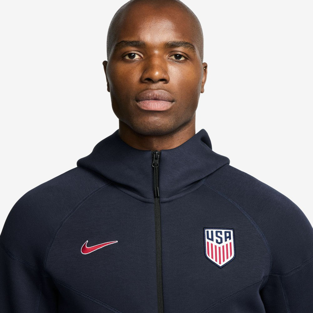 Nike - USMNT Tech Fleece Full-Zip Hoodie - Navy