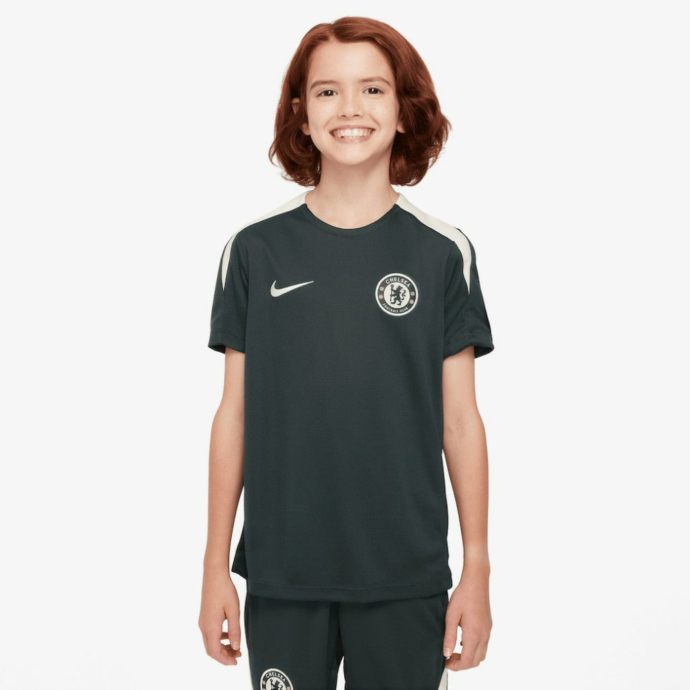 Nike - Chelsea Youth 2025/26 Strike Raglan Top - Green