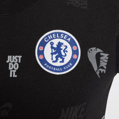 Nike - Chelsea Youth Just Do It Crest T-Shirt - Black