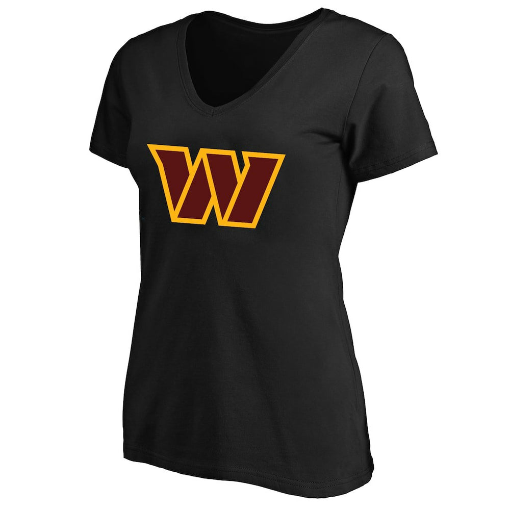 Jayden Daniels Washington Commanders Women's Plus Size Fair Catch Name & Number Scoop Neck T-Shirt - Black - NFL