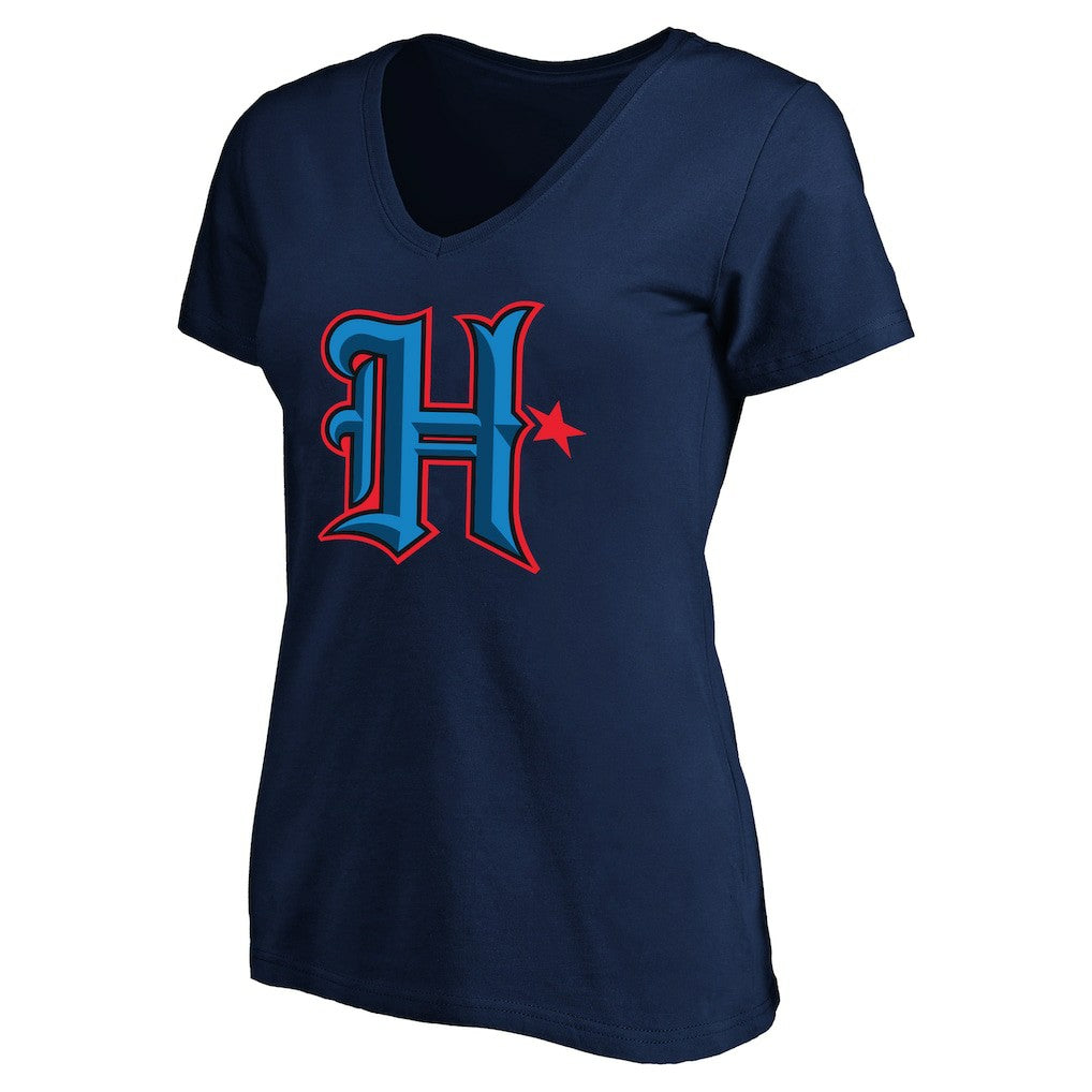 C.J. Stroud Houston Texans Women's Plus Size Fair Catch Name & Number Scoop Neck T-Shirt - Navy - NFL