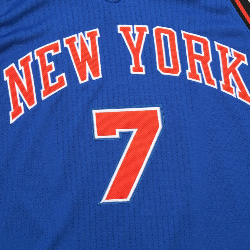 Mitchell & Ness Carmelo Anthony New York Knicks 2010/11 Hardwood Classics Authentic Jersey Blue