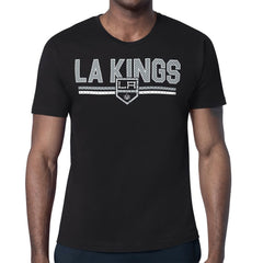 Los Angeles Kings Starter Mesh Look Team Name T-Shirt - Black | NHL Lifestyle
