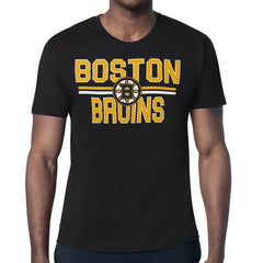 Boston Bruins Starter Mesh Look Team Name T-Shirt - Black | NHL near me
