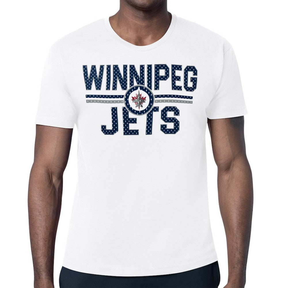 Winnipeg Jets Starter Mesh Look Team Name T-Shirt - White | NHL discount