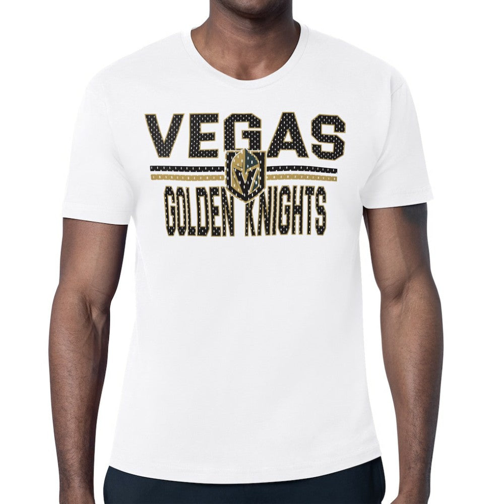Vegas Golden Knights Starter Mesh Look Team Name T-Shirt - White | NHL near me