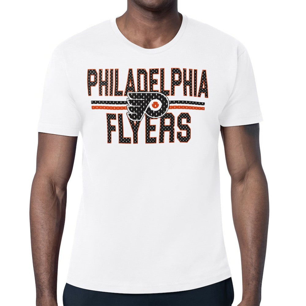 Philadelphia Flyers Starter Mesh Look Team Name T-Shirt - White | NHL sale