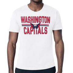 Washington Capitals Starter Mesh Look Team Name T-Shirt - White | NHL discount