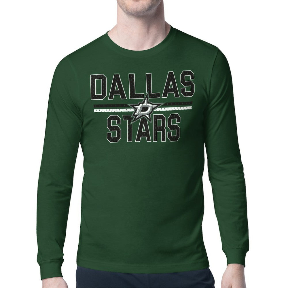Dallas Stars Starter Mesh Look Team Name Long Sleeve T-Shirt - Green | NHL discount