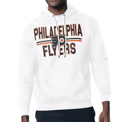 Philadelphia Flyers Starter Mesh Look Team Name Logo Tri-Blend Pullover Hoodie - White | NHL online
