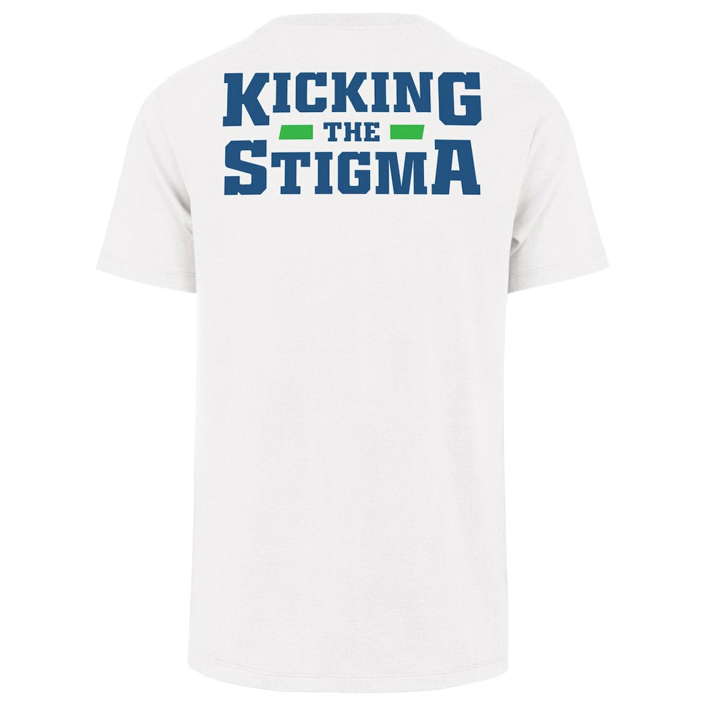 Indianapolis Colts '47 Unisex Mental Health is Health Kicking the Stigma Franklin T-Shirt - White - 47 brand