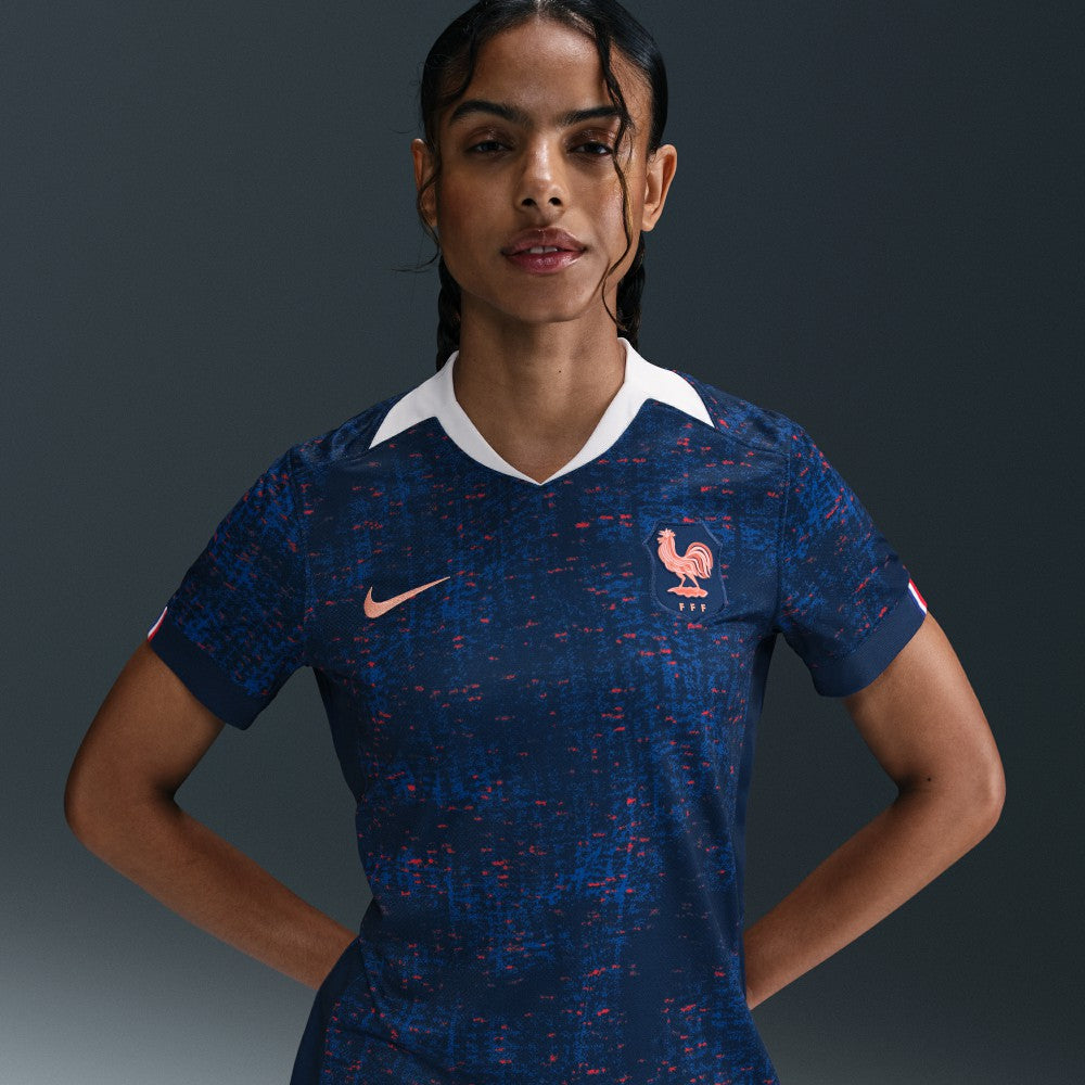 Nike - France Women's National Team Women's 2025/26 Home Replica Jersey - Blue