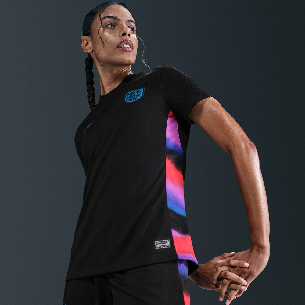 Nike - England Women's National Team Women's 2025/26 Away Replica Jersey - Black