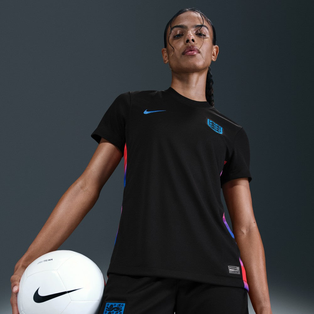 Nike - England Women's National Team Women's 2025/26 Away Replica Jersey - Black