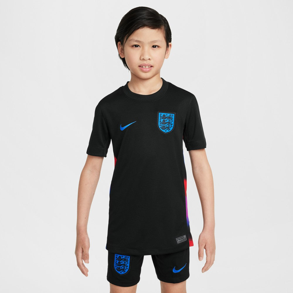 Nike - England Women's National Team Youth 2025/26 Away Replica Jersey - Black