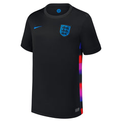 Nike - England Women's National Team Youth 2025/26 Away Replica Jersey - Black