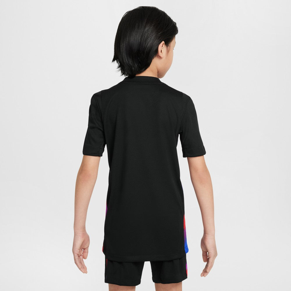 Nike - England Women's National Team Youth 2025/26 Away Replica Jersey - Black