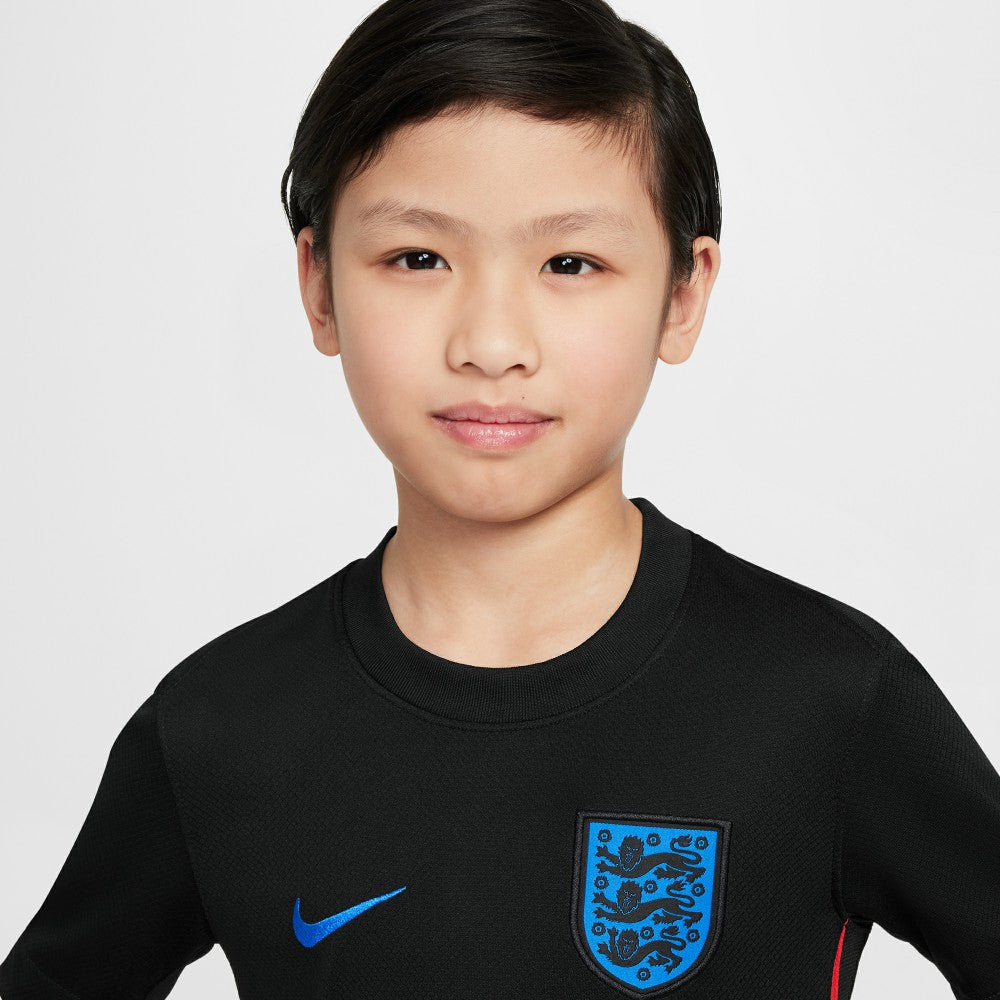 Nike - England Women's National Team Youth 2025/26 Away Replica Jersey - Black