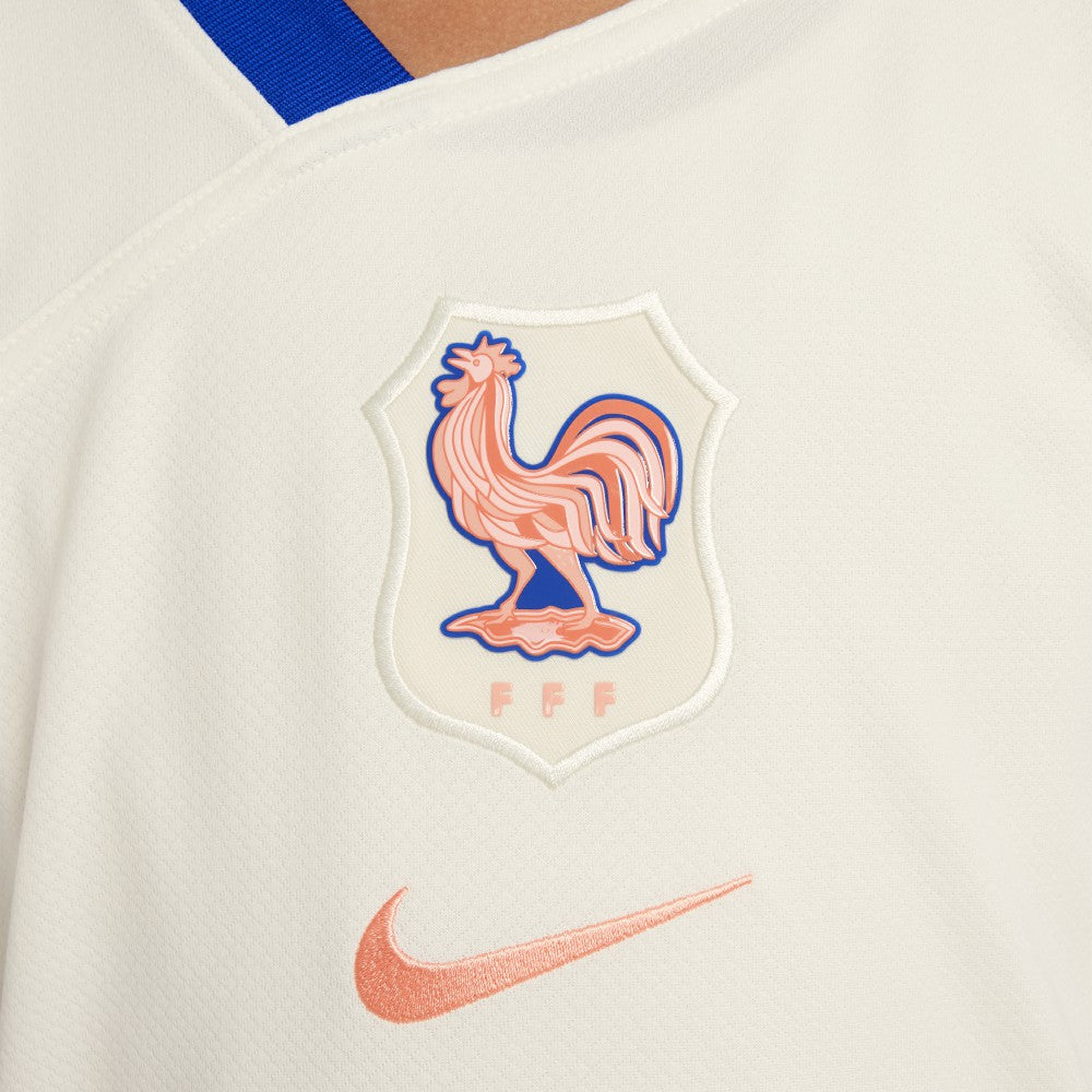 Nike - France Women's National Team Youth 2025/26 Away Replica Jersey - Cream