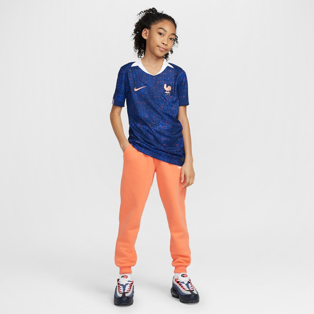 Nike - France Women's National Team Youth 2025/26 Home Replica Jersey - Blue