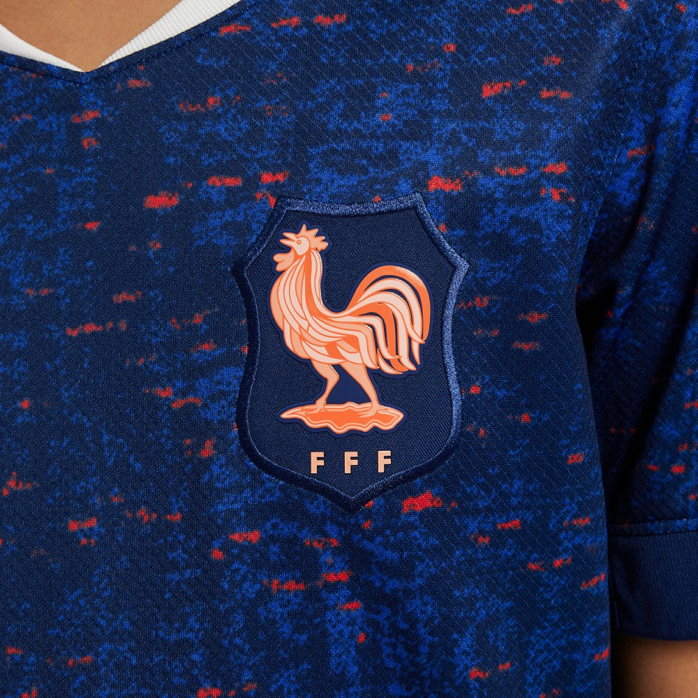 Nike - France Women's National Team Youth 2025/26 Home Replica Jersey - Blue
