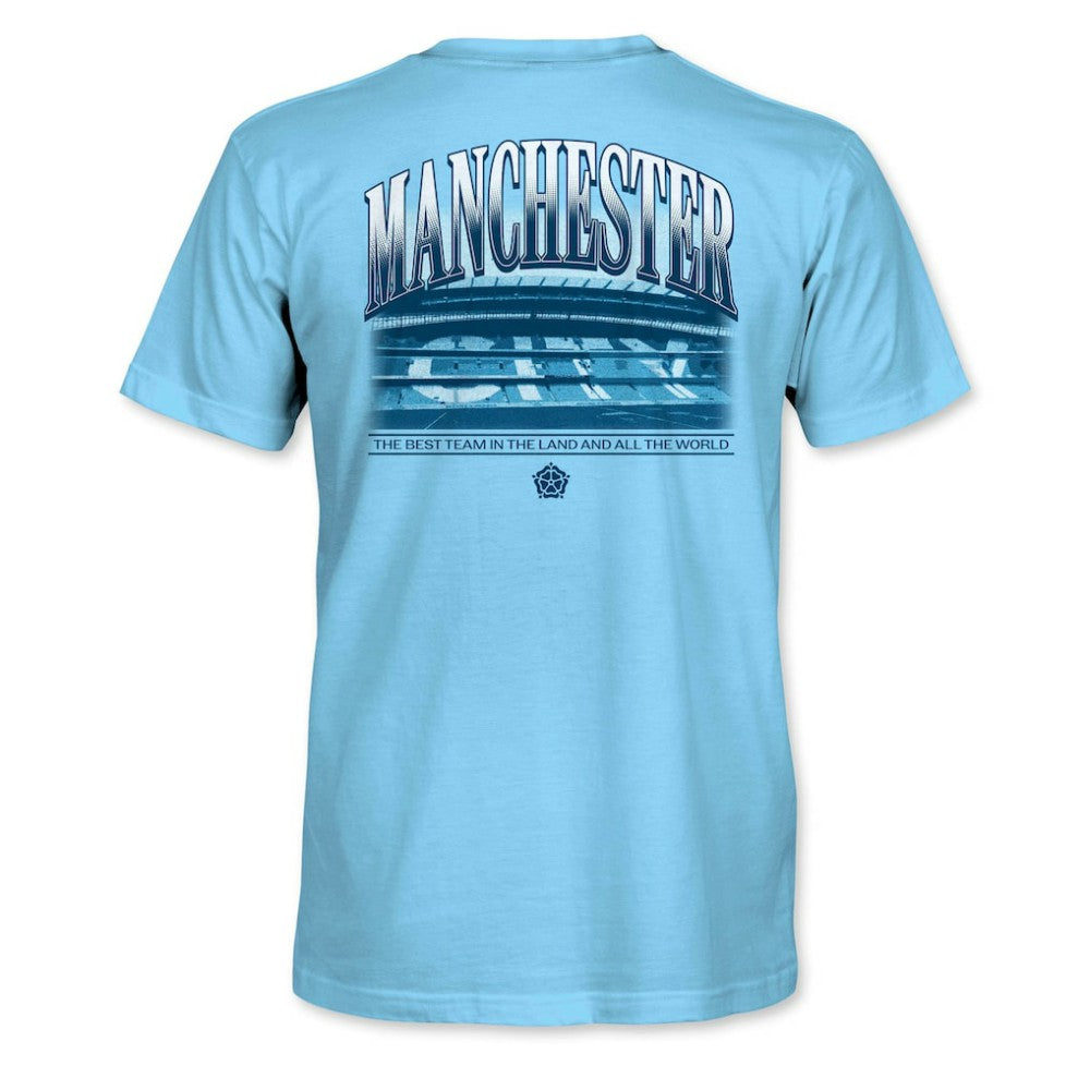Manchester City 1863FC Duo Tone Stadium T-Shirt Sky Blue
