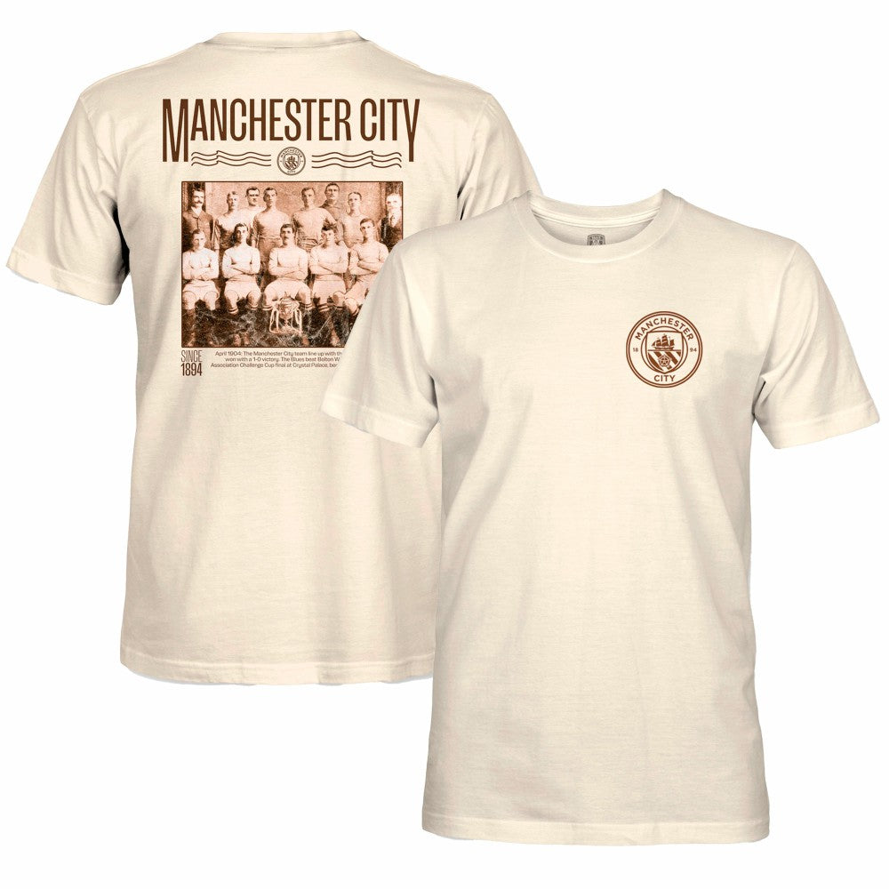 Manchester City 1863FC Vintage Photo T-Shirt Natural