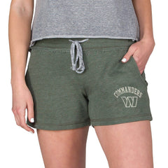 Washington Commanders Concepts Sport Women's Mainstream French Terry Tri-Blend Shorts - Green - NFL