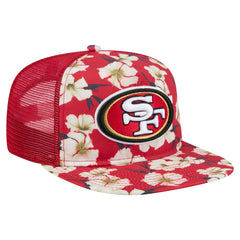 San Francisco 49ers New Era Adventure Pattern Golfer Snapback Hat - Scarlet - NFL