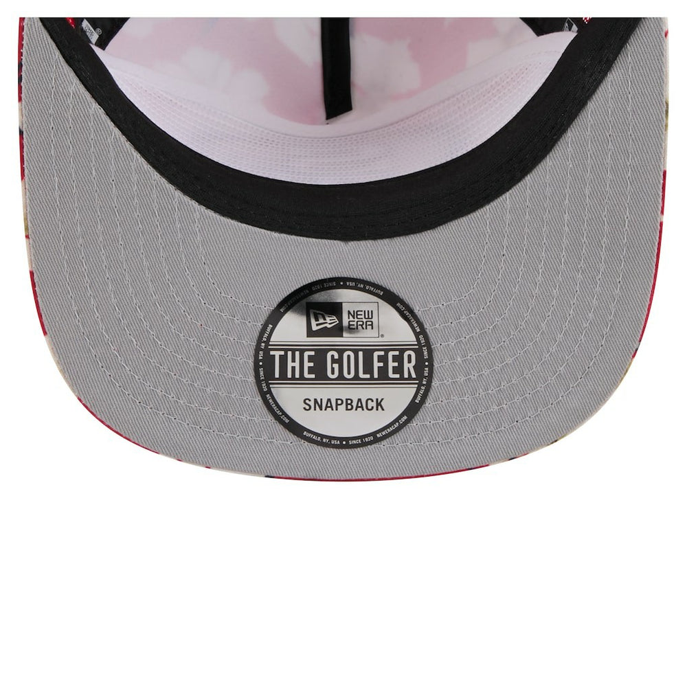 San Francisco 49ers New Era Adventure Pattern Golfer Snapback Hat - Scarlet - NFL
