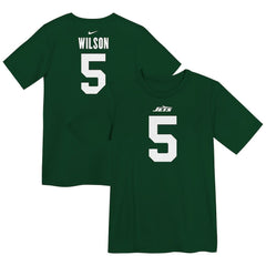 Garrett Wilson New York Jets Preschool Player Name & Number T-Shirt - Green - Nike