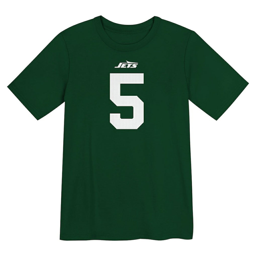 Garrett Wilson New York Jets Preschool Player Name & Number T-Shirt - Green - Nike