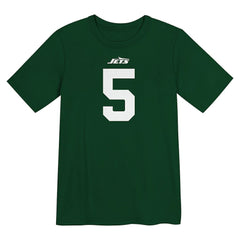 Garrett Wilson New York Jets Preschool Player Name & Number T-Shirt - Green - Nike