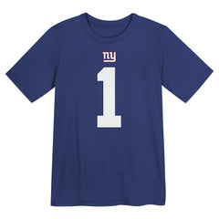 Malik Nabers New York Giants Preschool Name & Number T-Shirt - Royal - Nike