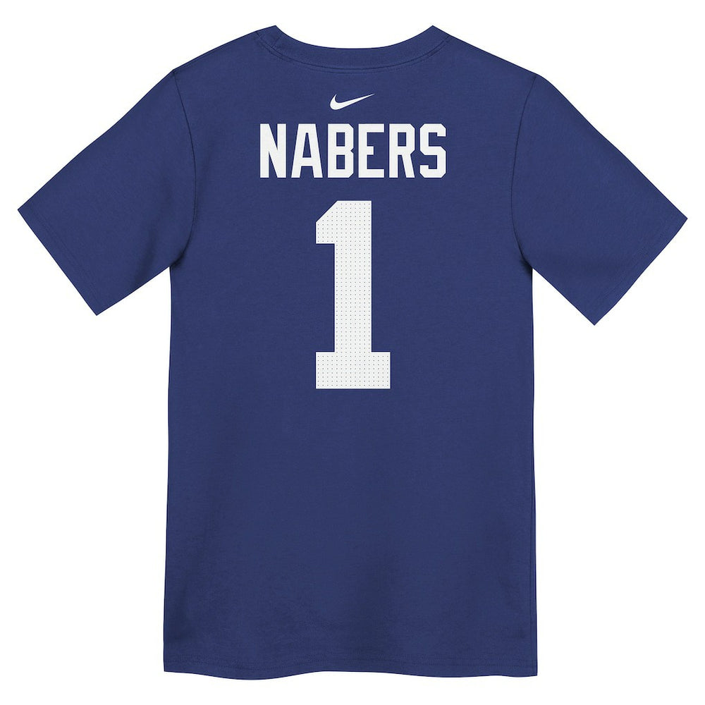 Malik Nabers New York Giants Preschool Name & Number T-Shirt - Royal - Nike