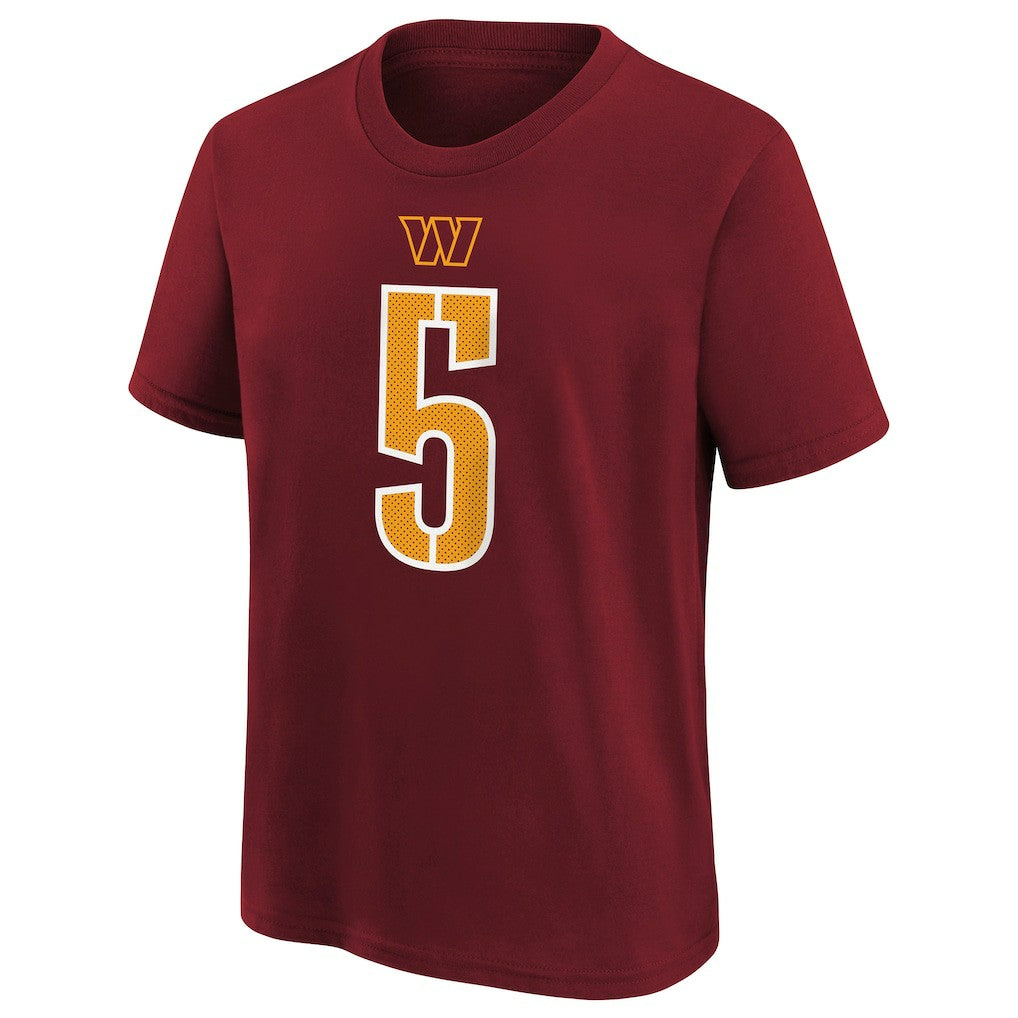 Jayden Daniels Washington Commanders Preschool Player Name & Number T-Shirt - Burgundy - Nike