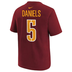 Jayden Daniels Washington Commanders Preschool Player Name & Number T-Shirt - Burgundy - Nike