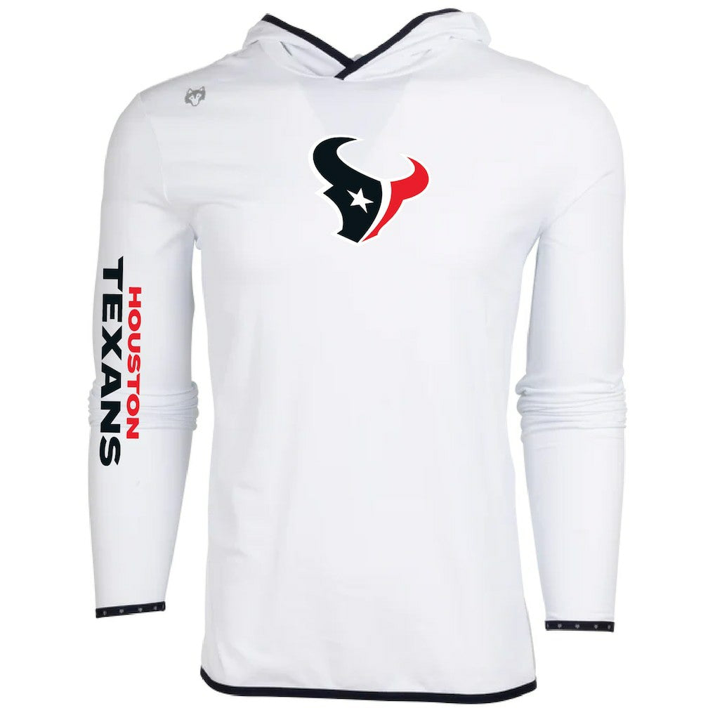 Houston Texans Greyson Clothiers Colorado Long Sleeve Hoodie T-Shirt - White - NFL