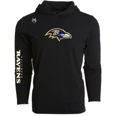 Baltimore Ravens Greyson Clothiers Colorado Long Sleeve Hoodie T-Shirt - Black - NFL