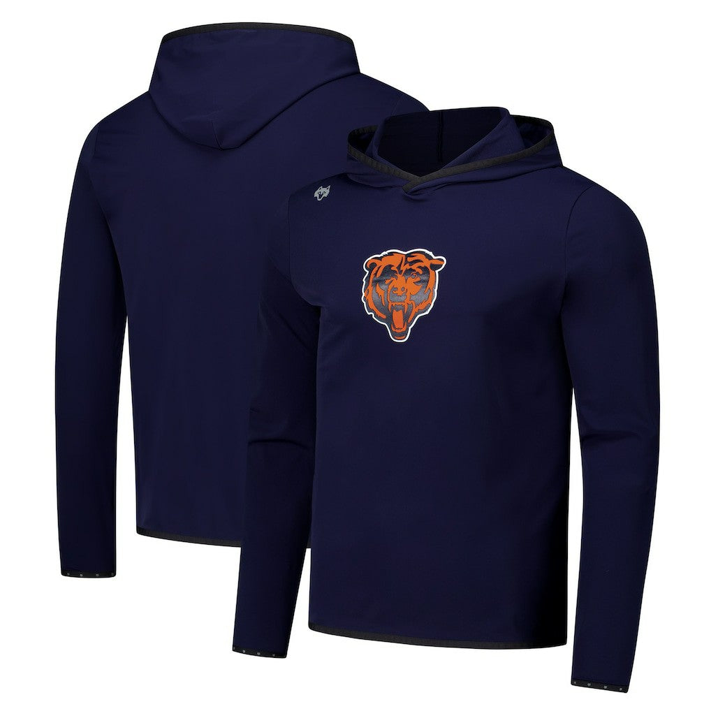 Chicago Bears Greyson Clothiers Colorado Long Sleeve Hoodie T-Shirt - Navy - NFL