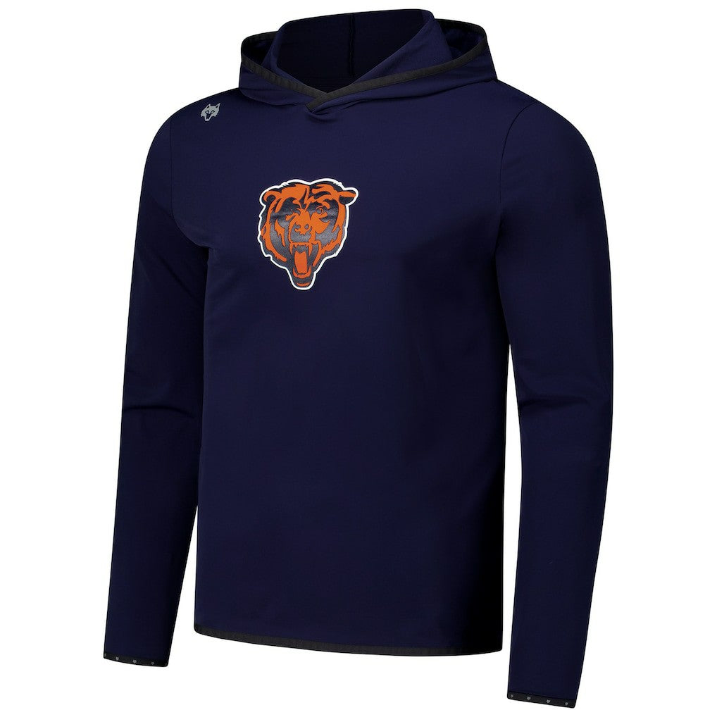 Chicago Bears Greyson Clothiers Colorado Long Sleeve Hoodie T-Shirt - Navy - NFL