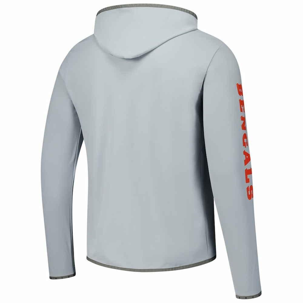 Cincinnati Bengals Greyson Clothiers Colorado Long Sleeve Hoodie T-Shirt - Gray - NFL